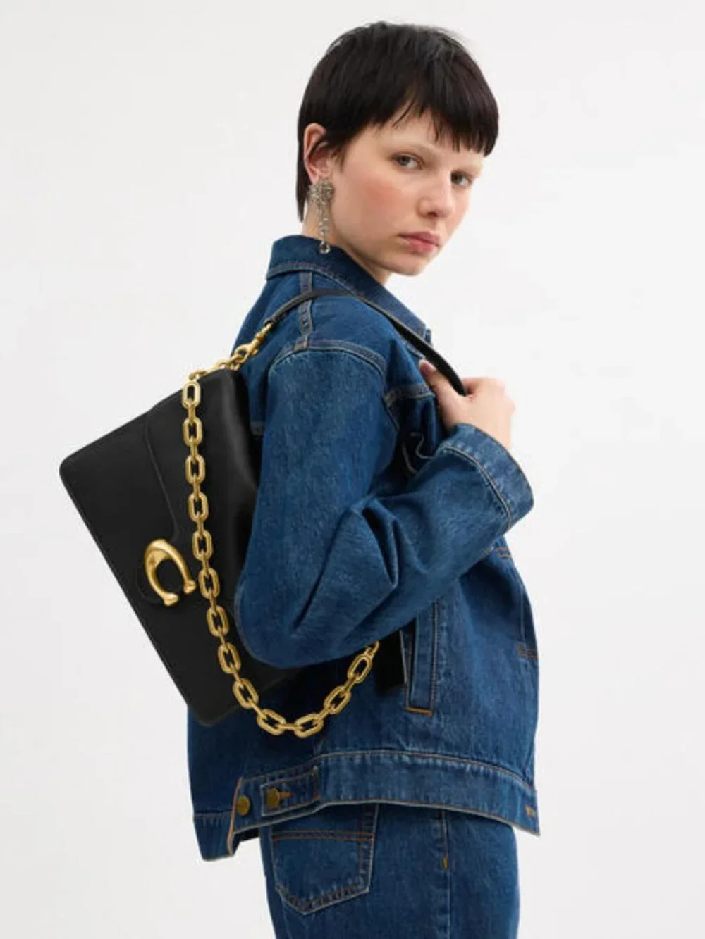 Coach Chain Tabby Shoulder Bag 30 - Picture 3 of 10